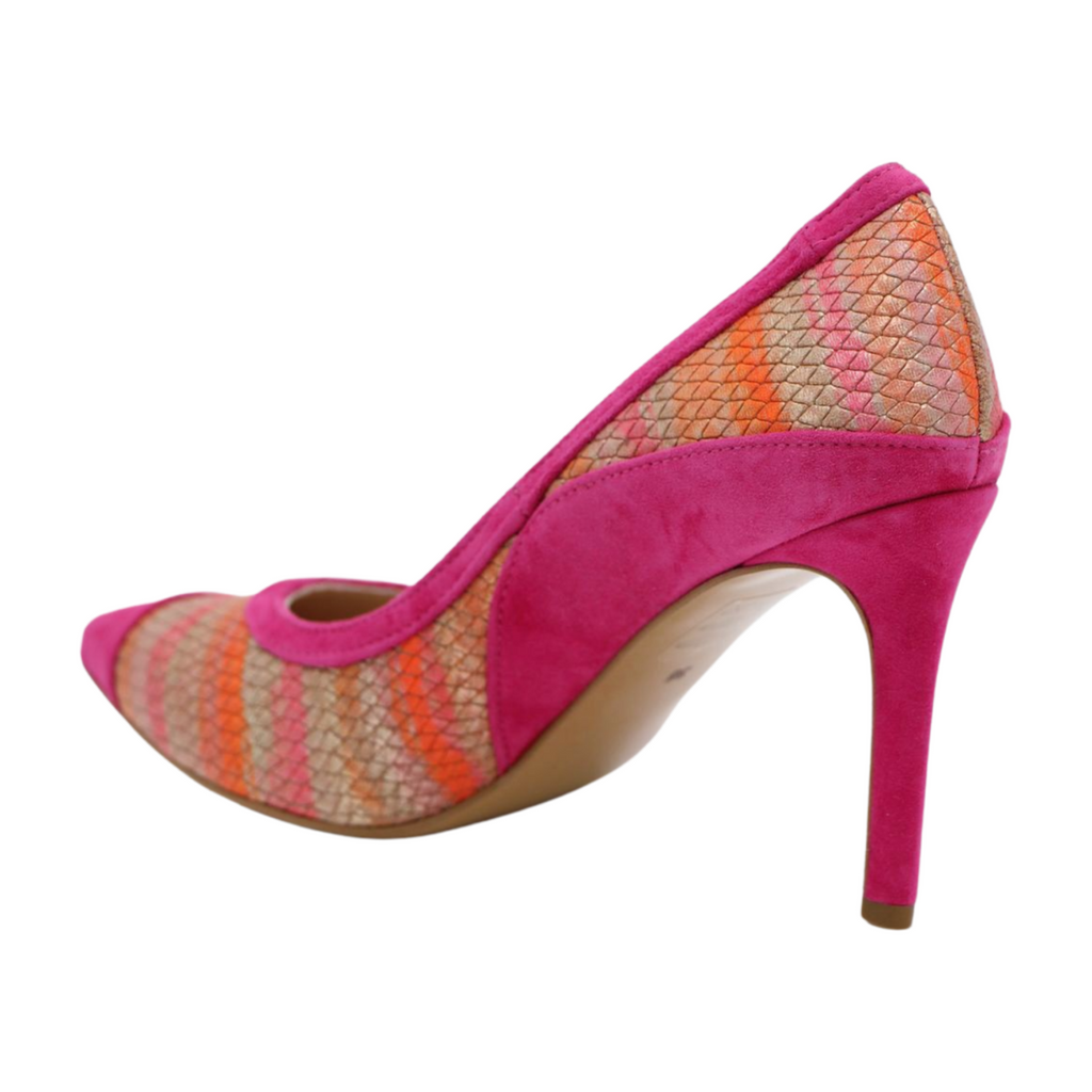 FABUCCI-Pink-suede---Print-Stiletto-Shoe
