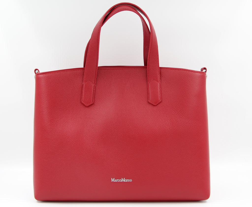MARCO-MOREO-RED-LEATHER-TOTE-MARGHERITA