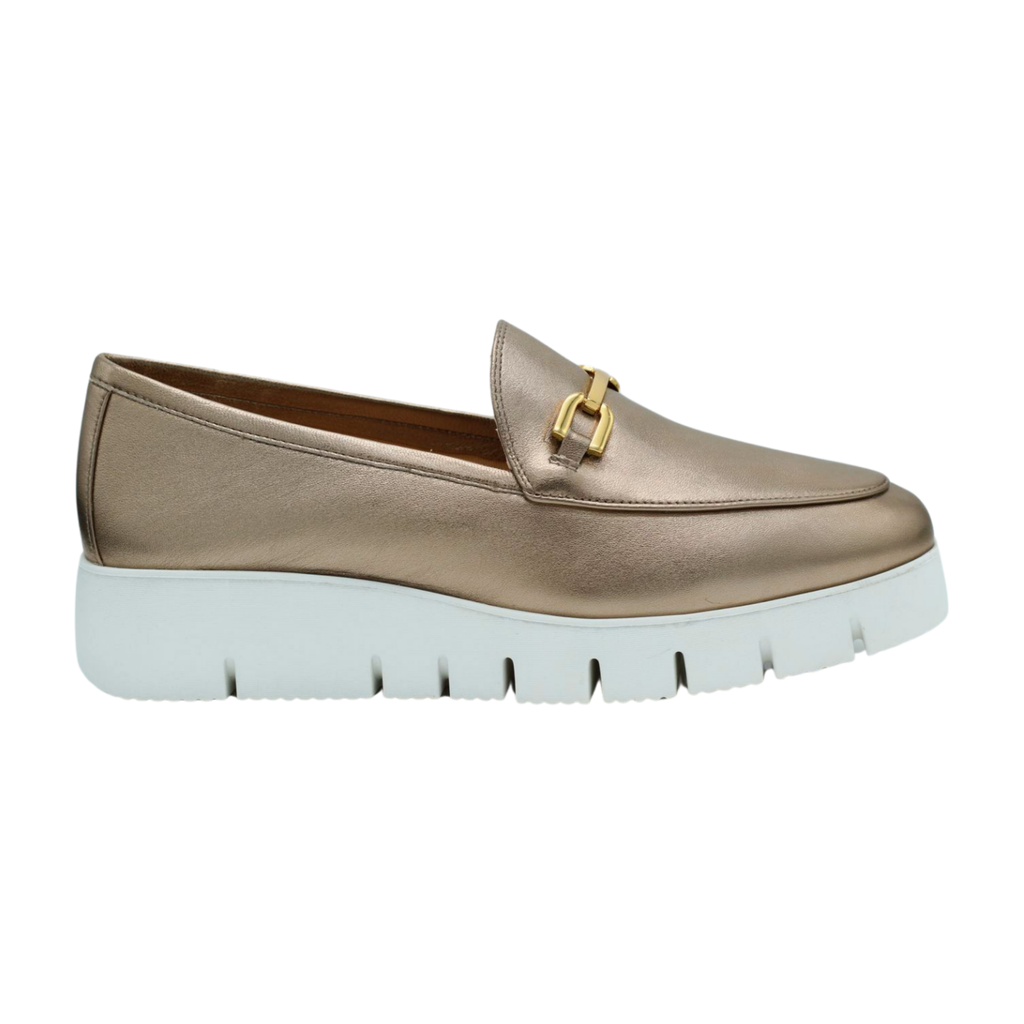 UNISA--Gold--Leather--Loafer--FAMO-