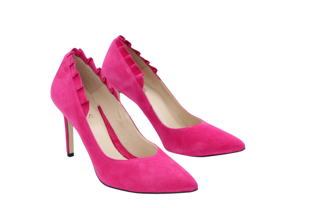 EMIS--pink--suede-pointed--toe-shoe-with-frill