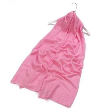 Fabucci Baby Pink  Pure Cashmere Scarf