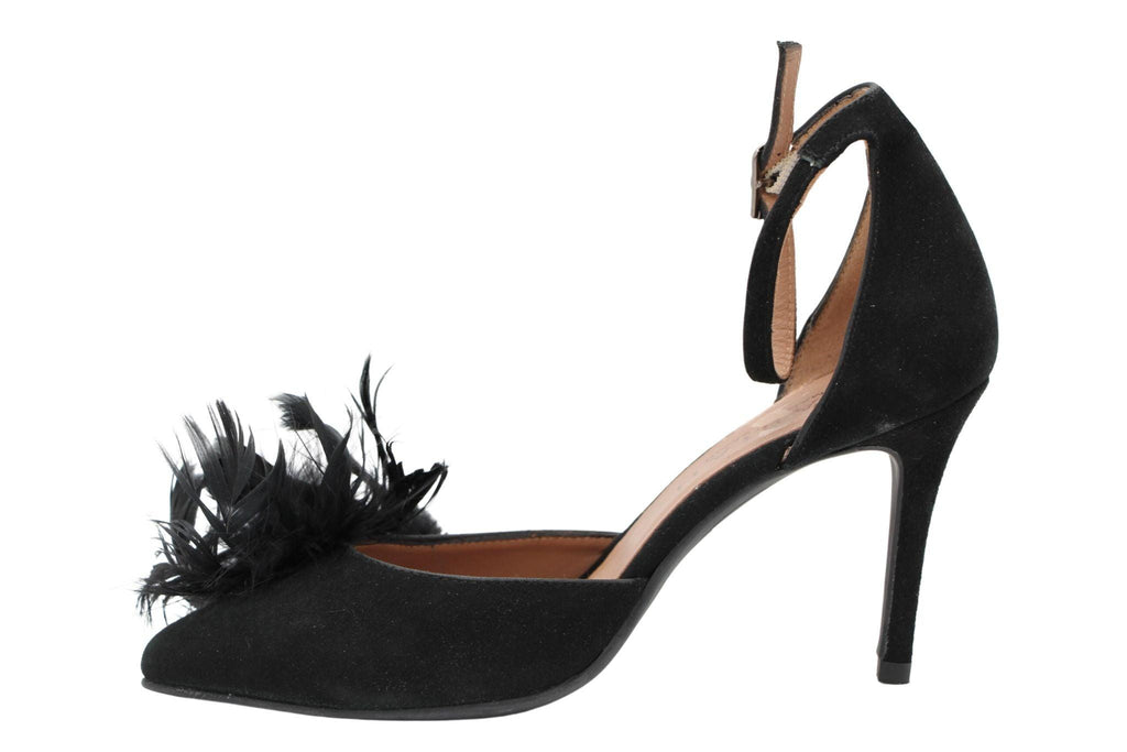 MARIAN-BLACK-SUEDE-POINTED-TOE-SHOE-WITH-FEATHER