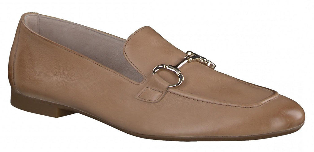 PAUL GREEN Camel  Leather Loafer 2596