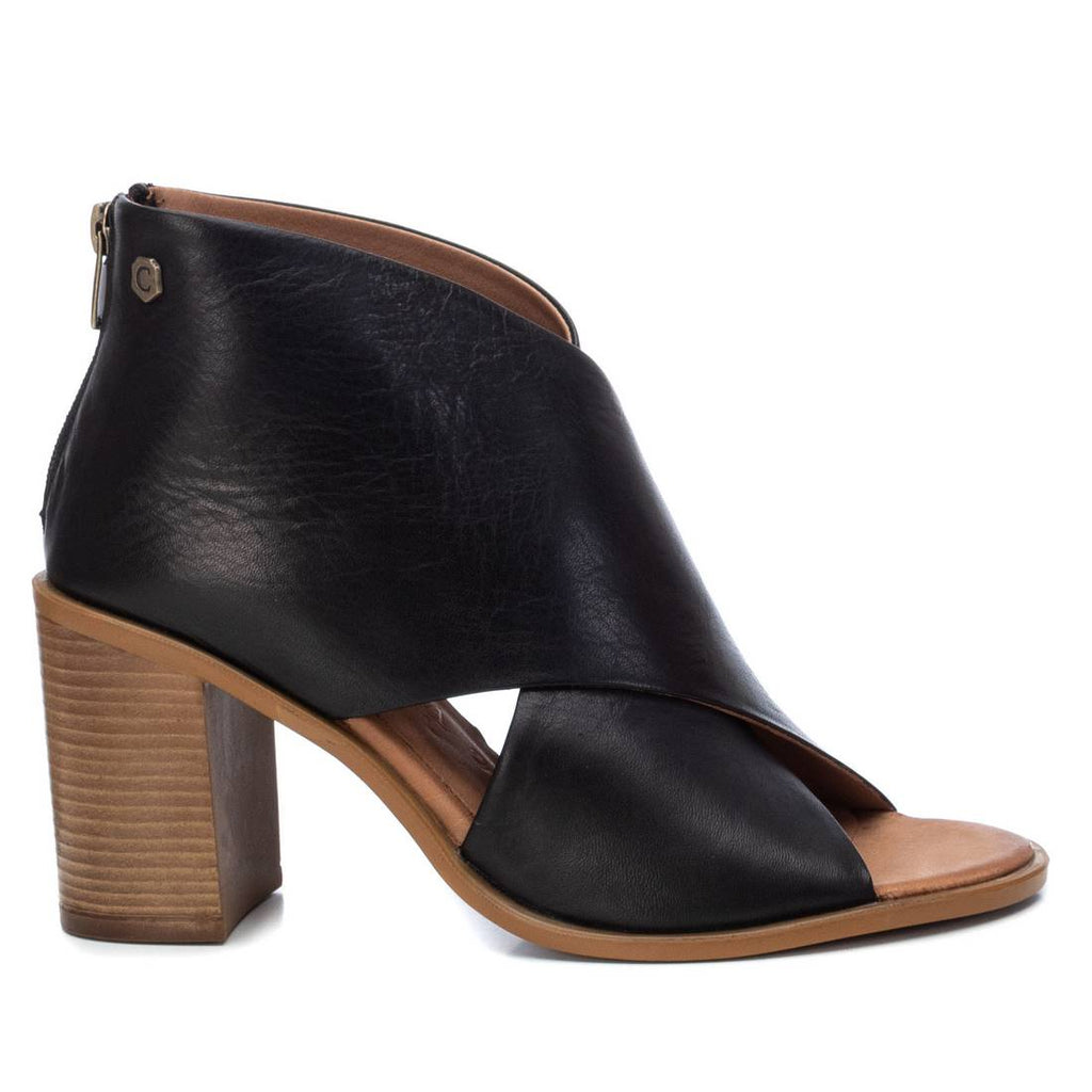  CARMELA-black-leather-cris-cross-heeled-sandal