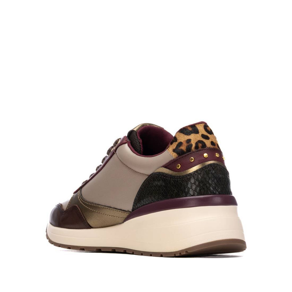 Carmela  -Brown -Burgundy- Wedge -Trainer