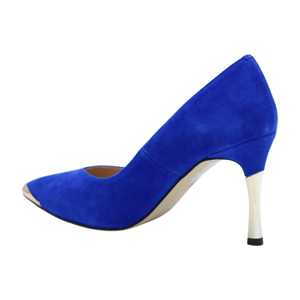 FABUCCI--Royal--blue-Suede--Stiletto-shoe-