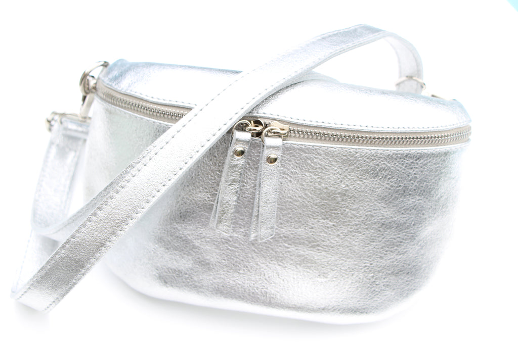 Fabucci-Silver_-Leather-_Bum-_Bag