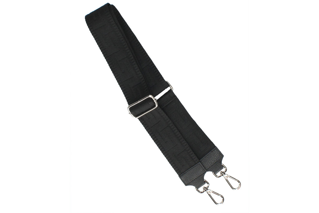 Fabucci- Black  -Crossbody -Handbag- Strap