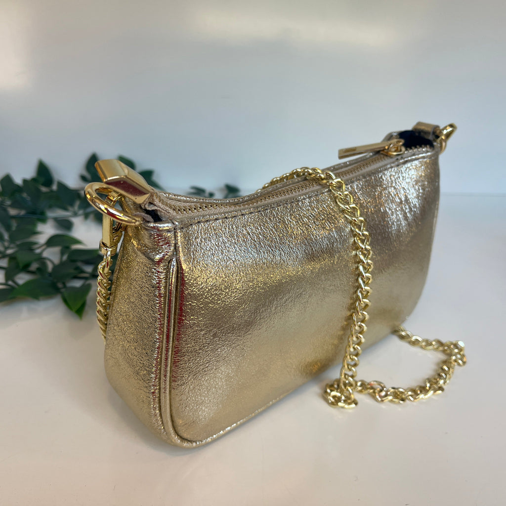 Fabucci-gold-leather-clutch-bag