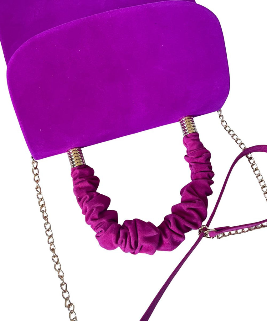 Fabucci-magenta-pink -handbag-with strap