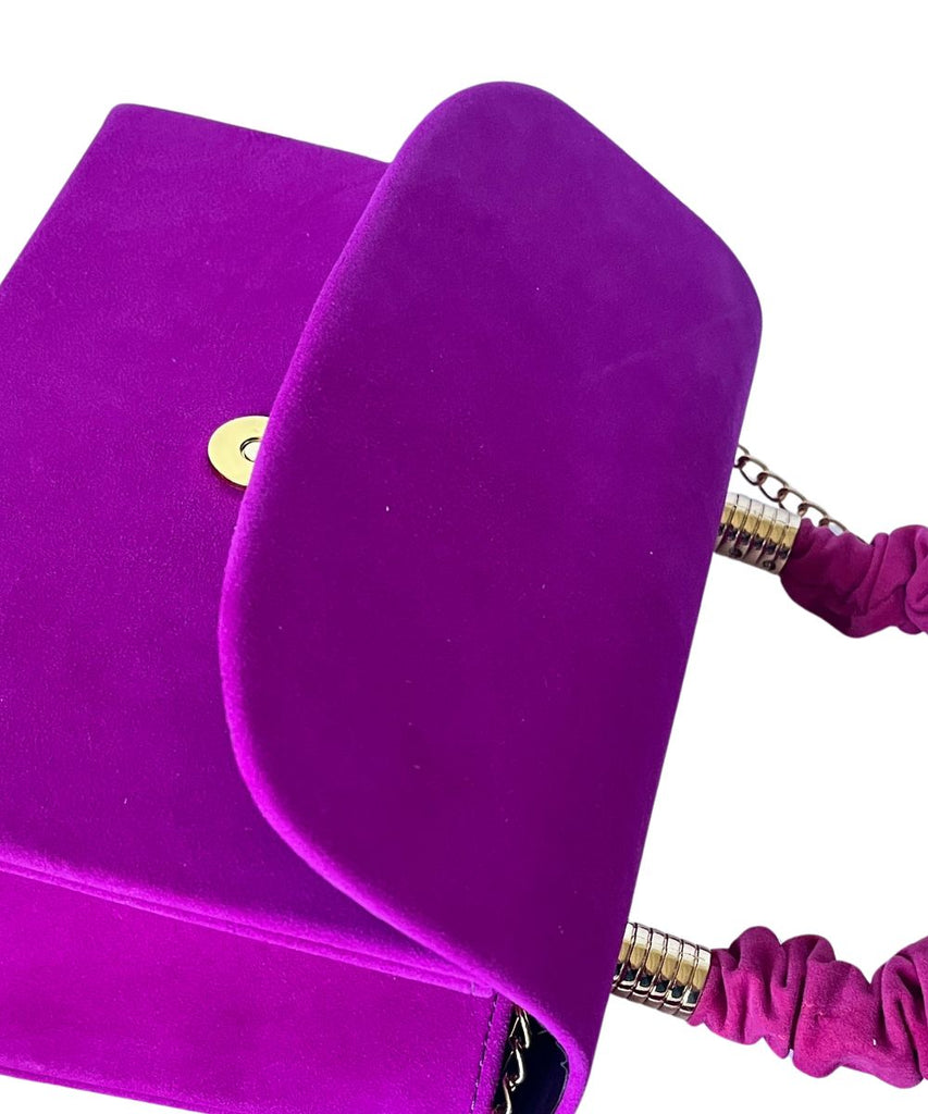 Fabucci-magenta-pink -handbag-with strap