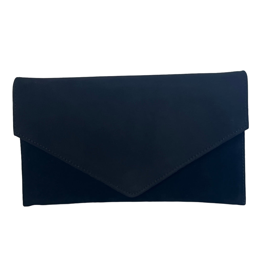 Fabucci-navy -suede-envelope-clutch-bag