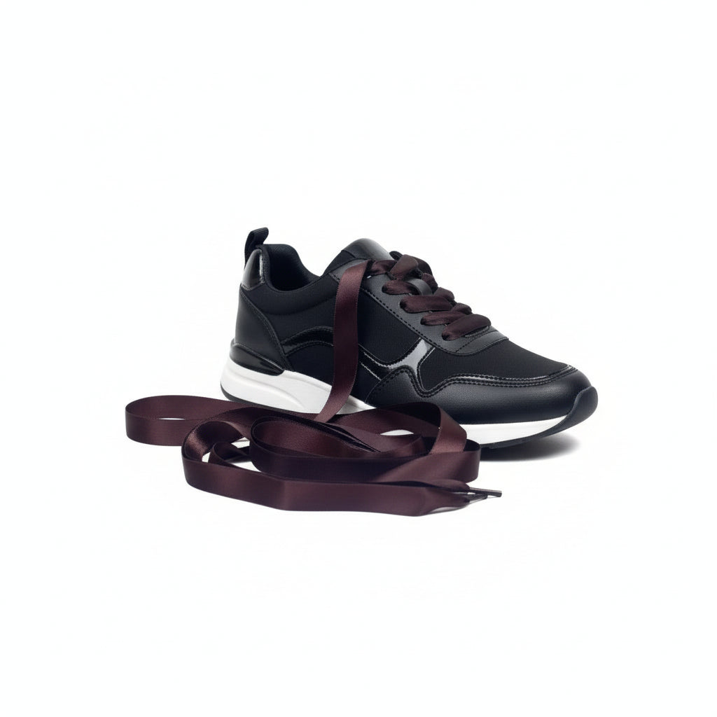 Fabucci Brown Satin Laces