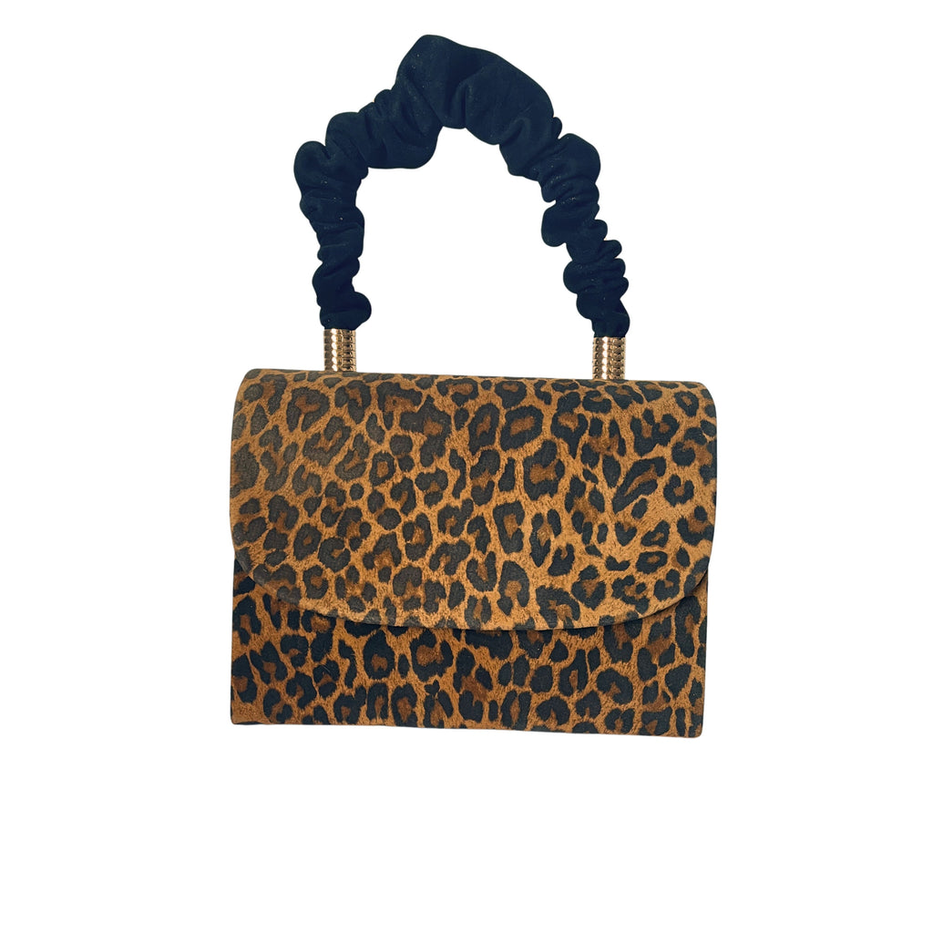Fabucci Leopard Print Handbag with Handle