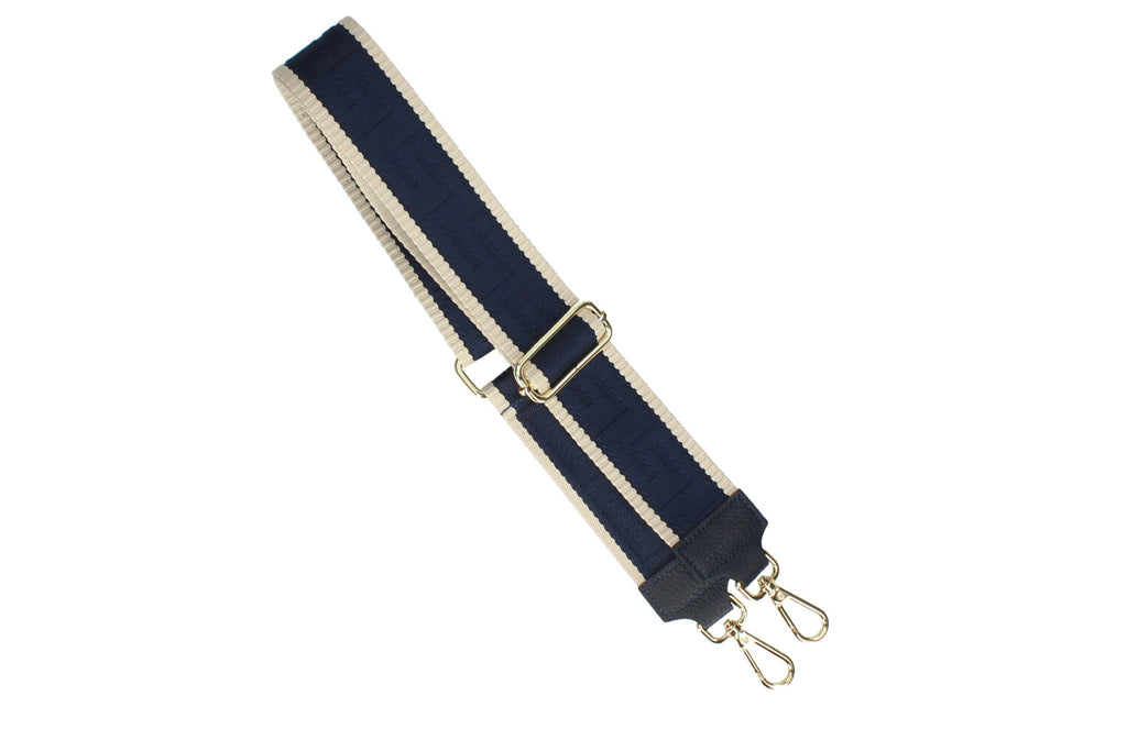 Fabucci Navy Cream  Handbag Strap