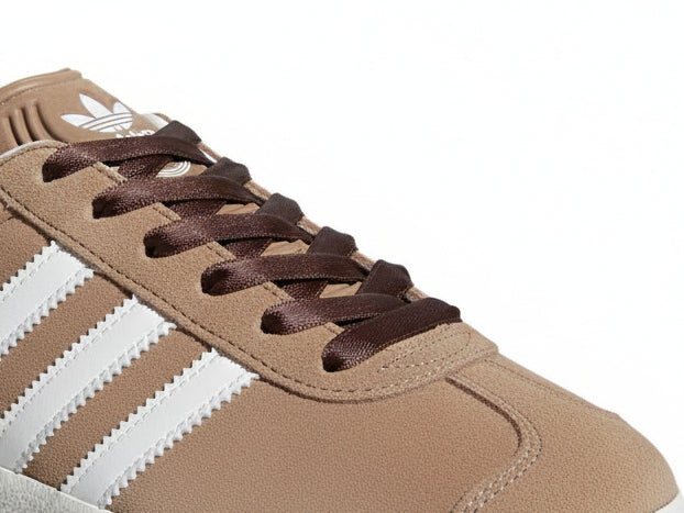 Fabucci Brown Satin Shoe Laces