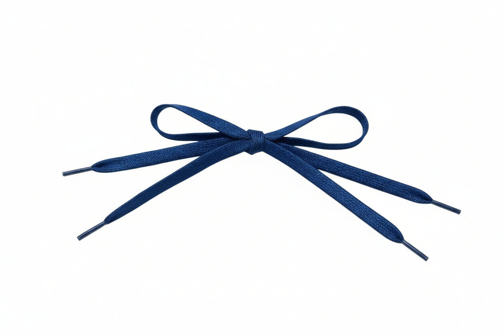 Fabucci Dark Blue Metallic Shoe Laces