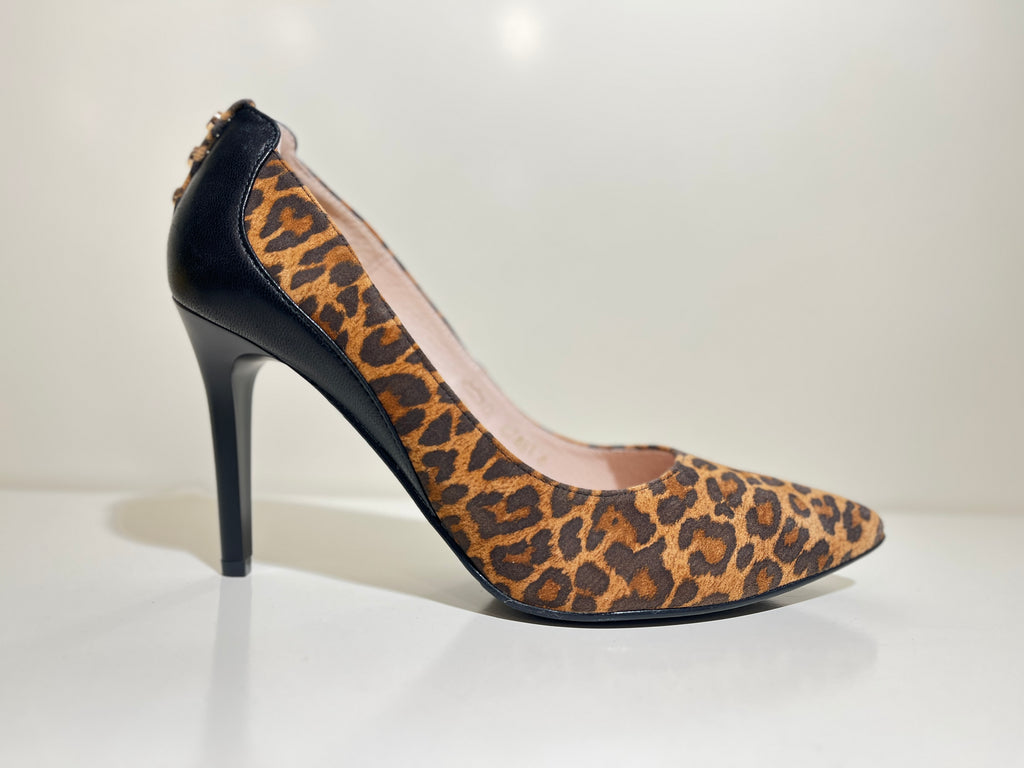 Fabucci Leopard -Print-Stiletto-Shoe
