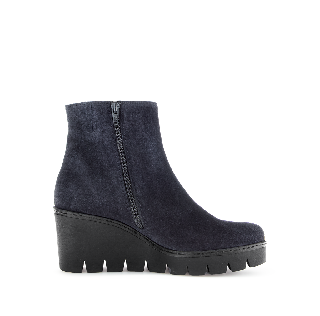 GABOR-NAVY-SUEDE-WEDG-ANKLE-BOOT