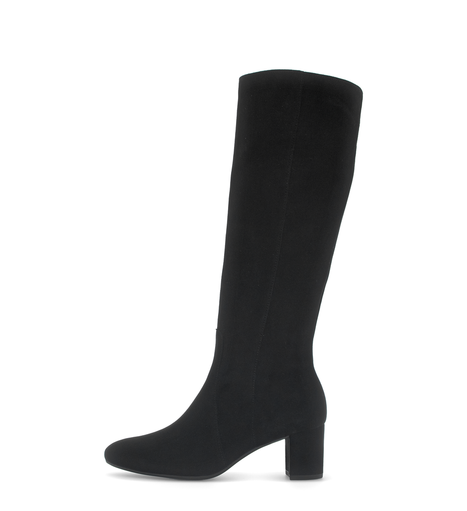 GABOR- Black- Suede -Knee -Boot -709