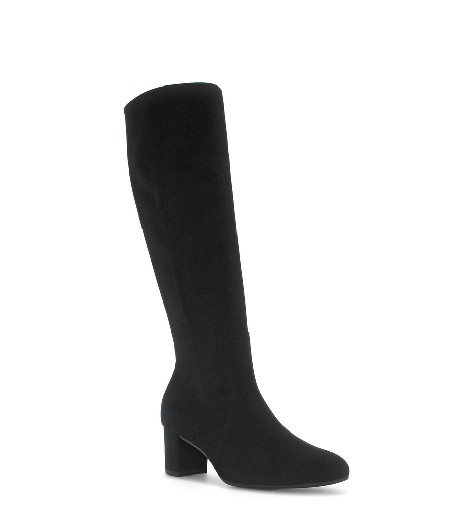 GABOR- Black- Suede -Knee -Boot -709