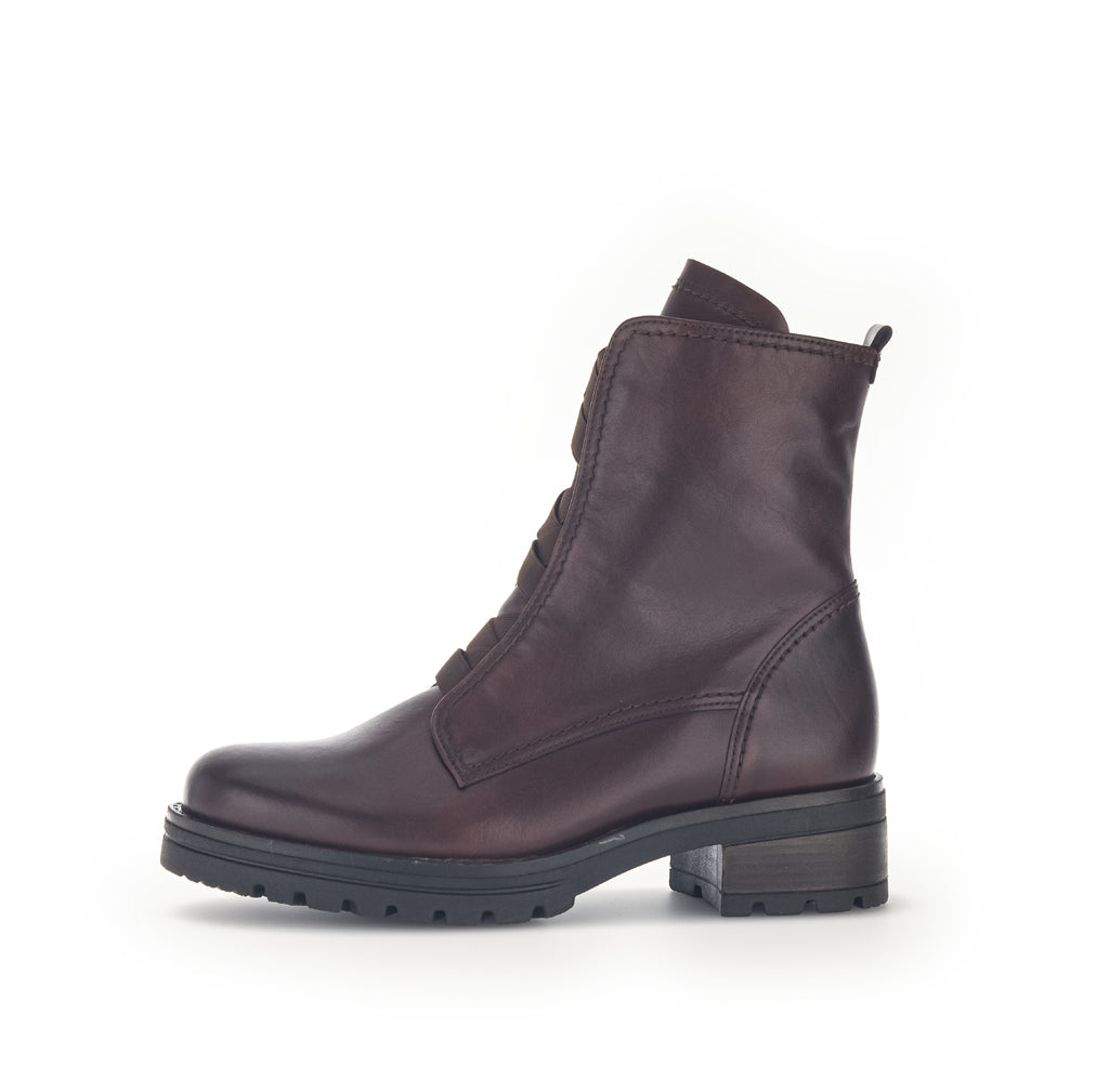 GABOR Brown Leather Ankle Boot Sea