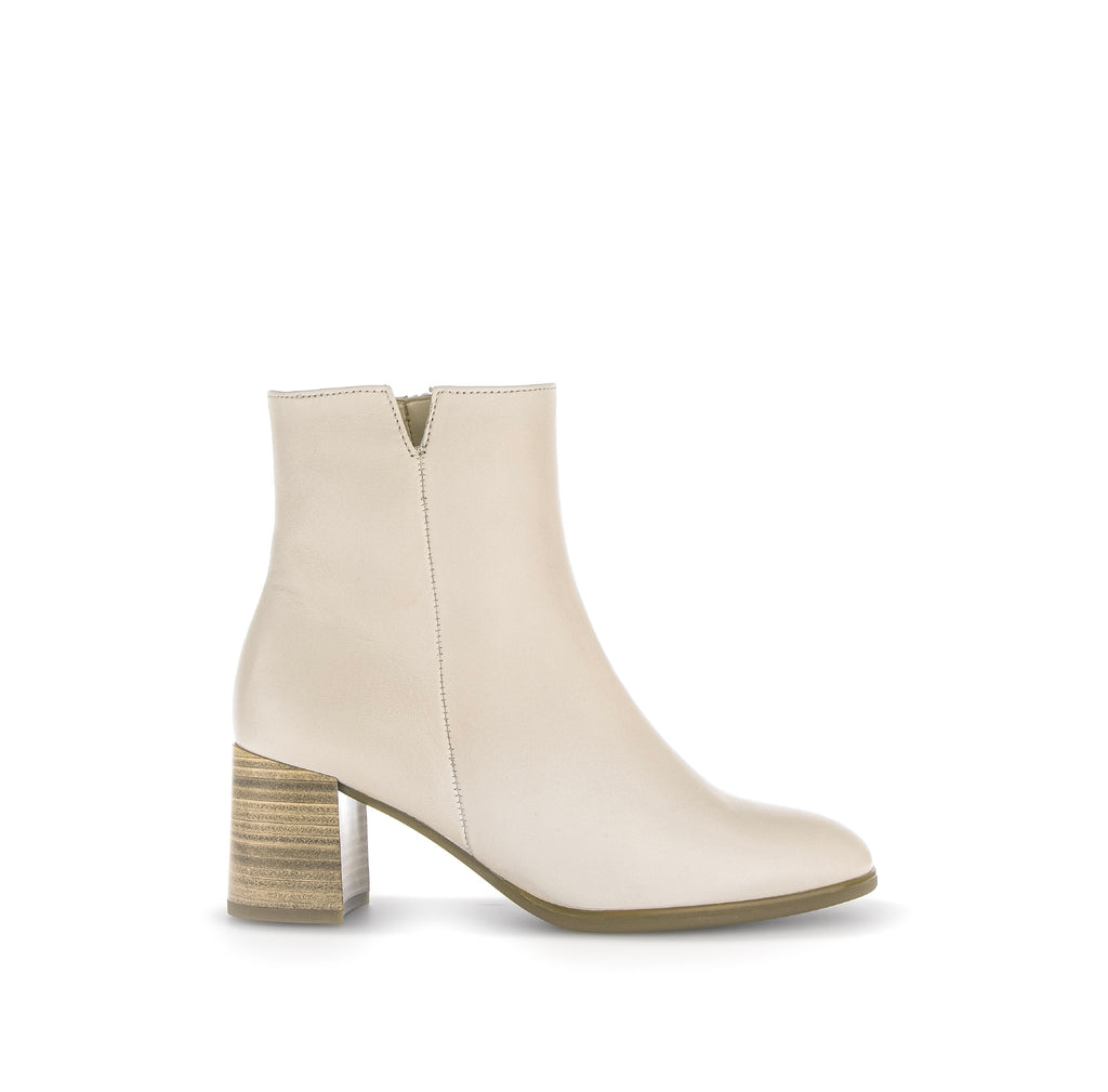 Gabor-cream-leather-ankle-boot