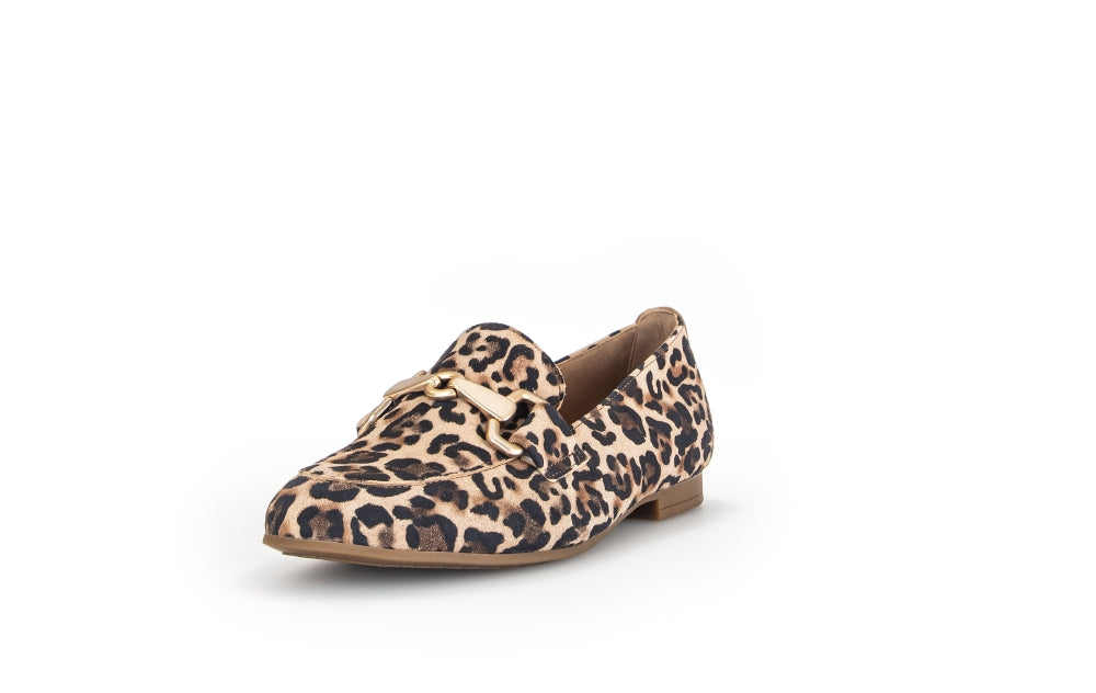 gabor-leopard-print -loafer