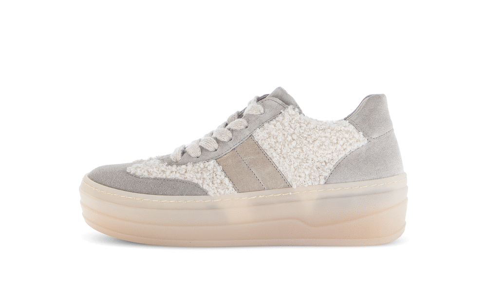 Gabor -Cream  -Taupe - Flatform- Trainer -35012