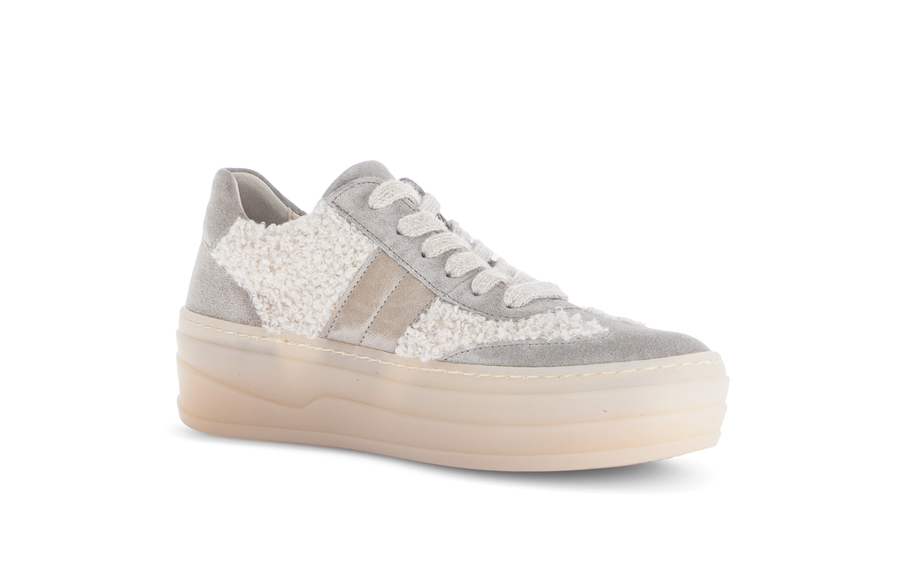 Gabor -Cream  -Taupe - Flatform- Trainer -35012