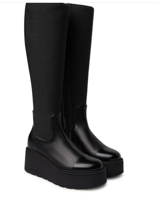 MARCO-MOREO-BLACK-STRETCH-PLATFORM-KNEE-BOOT