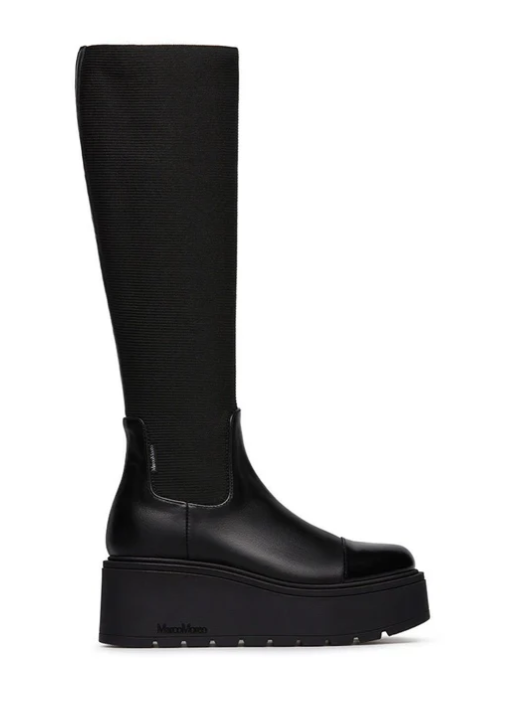 MARCO-MOREO-BLACK-STRETCH-PLATFORM-KNEE-BOOT