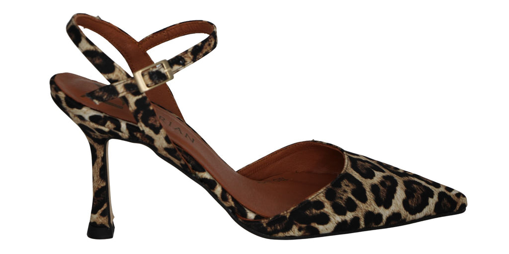 MARIAN Leopard Print Pointed Toe Shoe