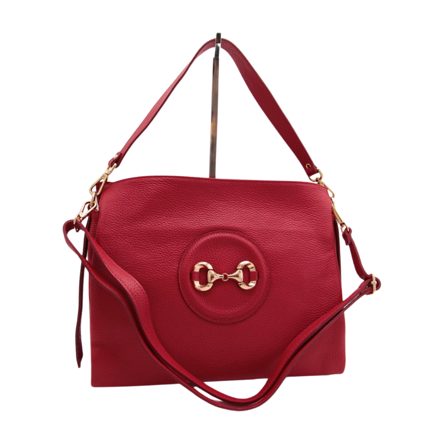 Red shoulder handbag sale