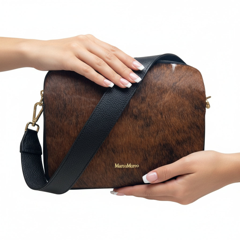 Marco Moreo-Cow-Print-shoulder-Bag