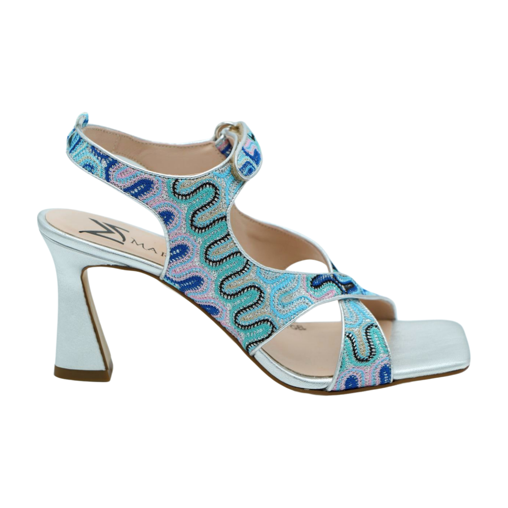 Marian-blue-print-block-heel-sandal