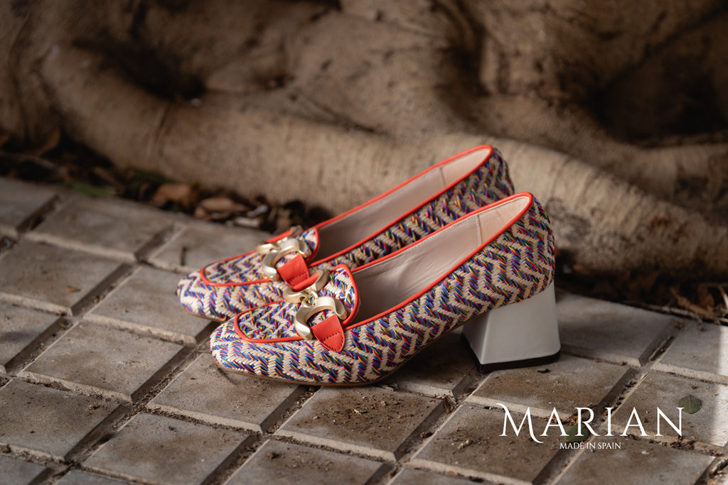 Marian -Multi -Print -Heeled -loafer