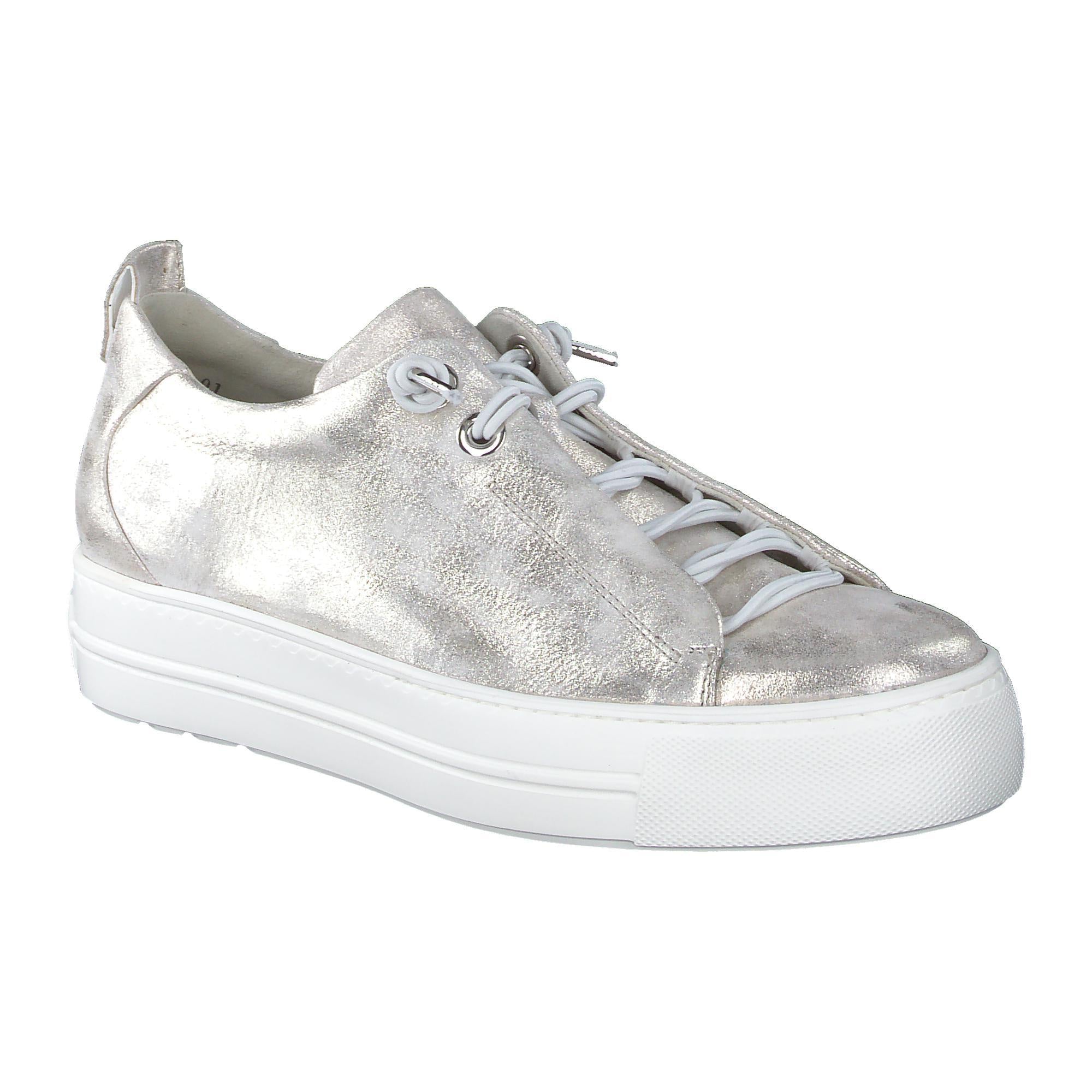 PAUL GREEN Gold Metallic Leather Trainer 5017 – Fabucci Shoes
