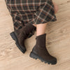 PAUL GREEN Brown  Nubuck Ankle Boot 8253