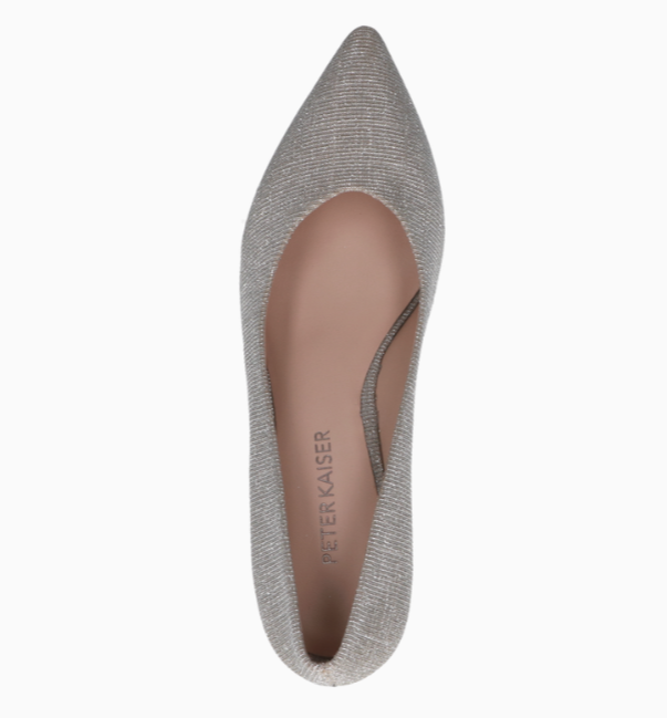 PETER KAISER Ebby Sand Shimmer Court Shoe