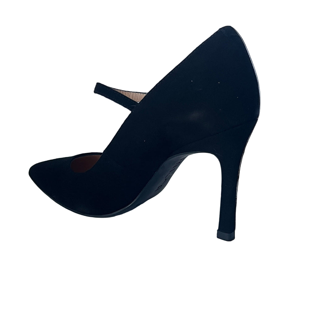 UNISA -Black- Suede- Heeled - Mary- Jane -TUCHEL