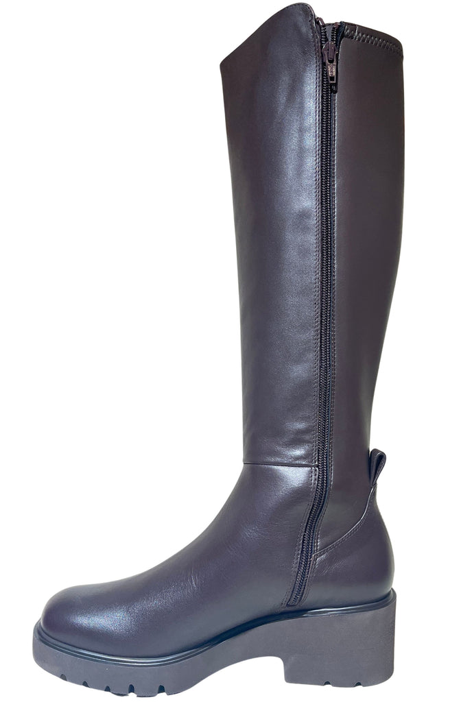UNISA-Jabilo-Brown-leather-knee-boot