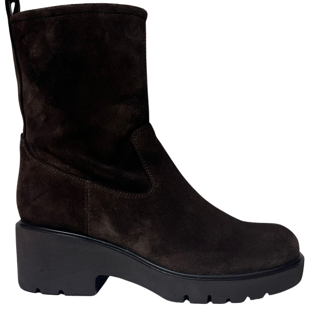 UNISA JAVITO Brown Suede Ankle Boot