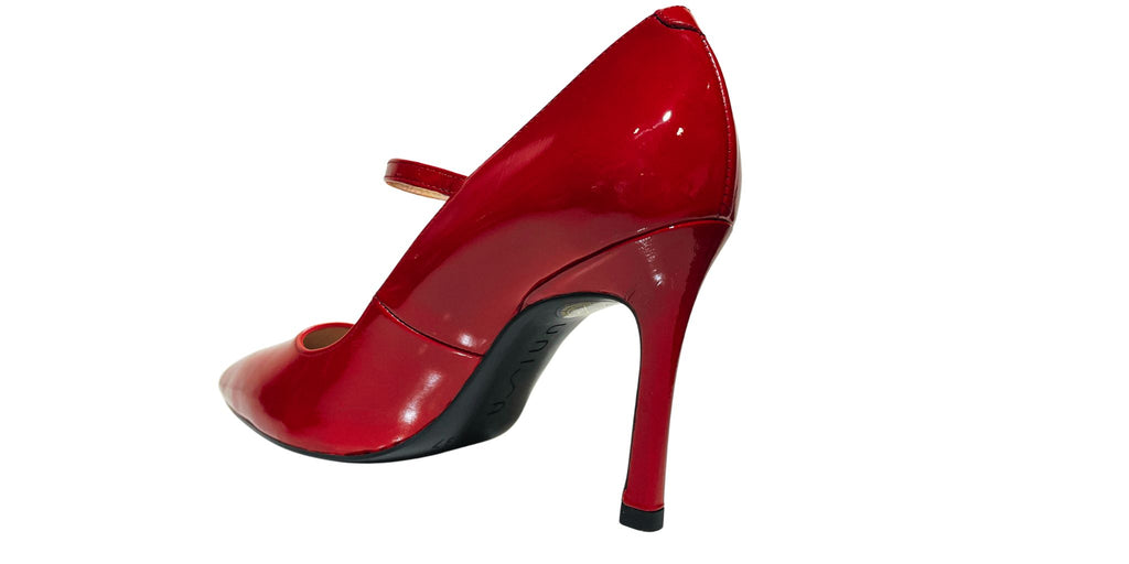 UNISA Raspberry Patent Heeled  Mary Jane TUCHEL