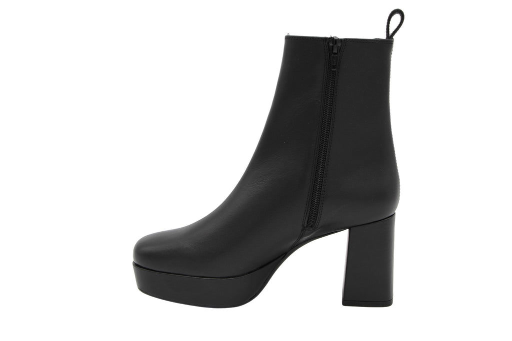Unisa--Marlow-Black-leather-platform-ankle-boot