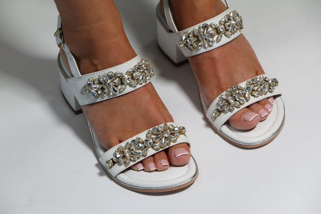 BOTTEGA-white-jewelled-block-heel-sandal
