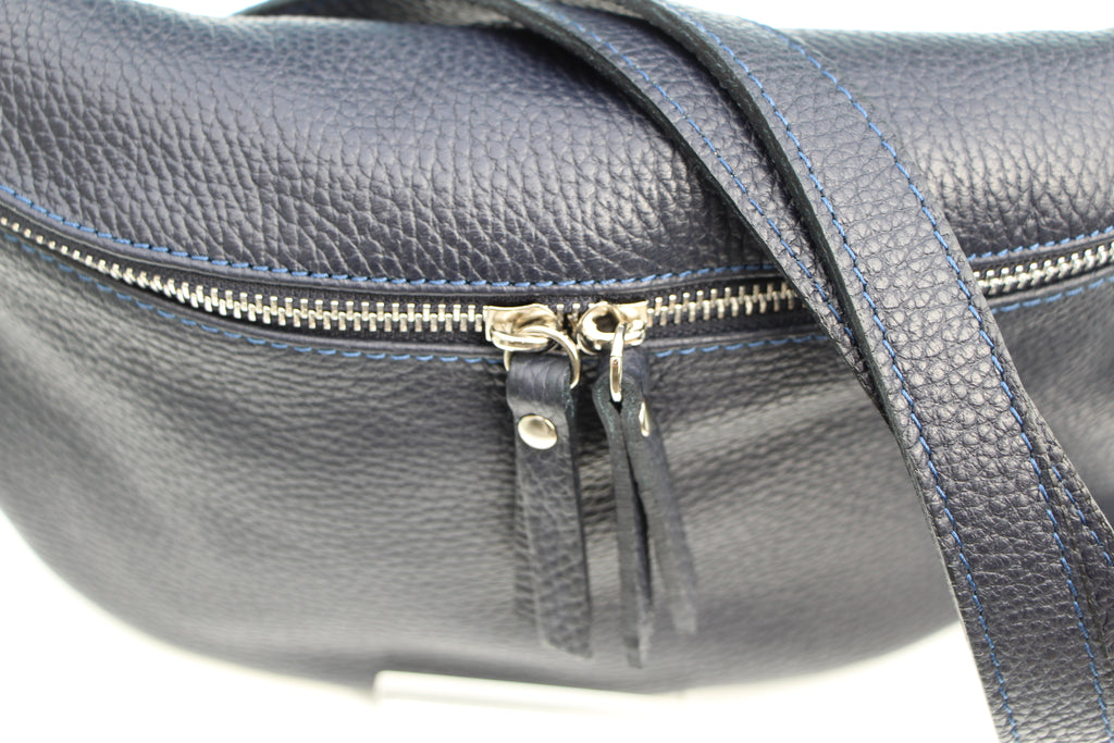 fabucci-navy-leather-bum-bag
