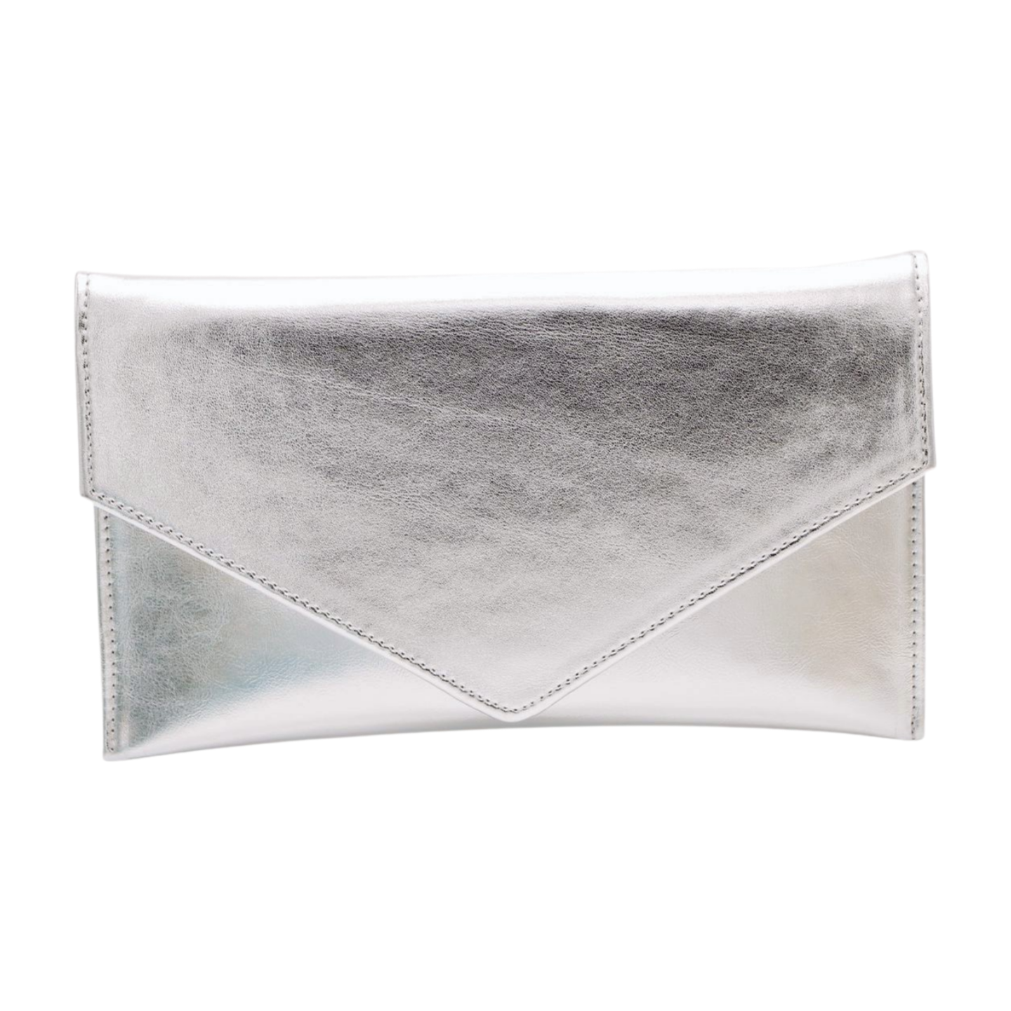 Fabucci Silver Envelope Clutch Bag – Fabucci Shoes