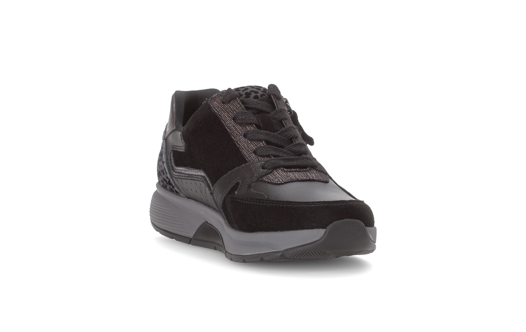 gabor-black-rolling-soft-trainer-87867