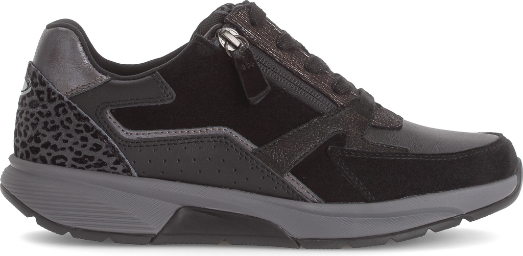 gabor-black-rolling-soft-trainer-87867